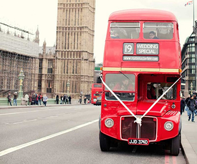 Westminster Abbey Wedding Bus Hire Routemasterhire
