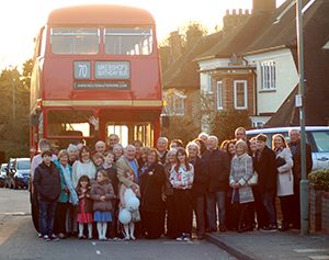 Mikes 70th Birthday London Bus Hire